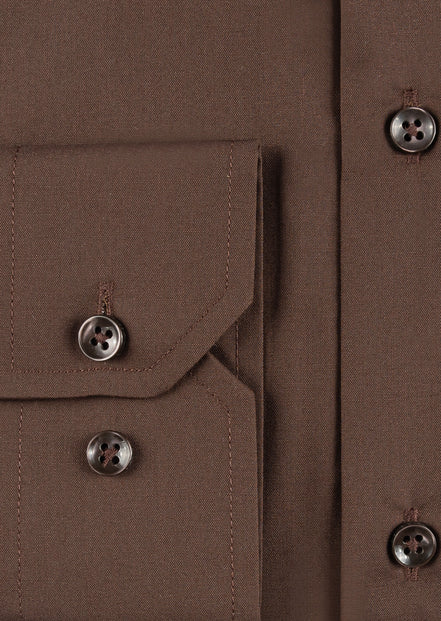 Brown Long Sleeve Shirt