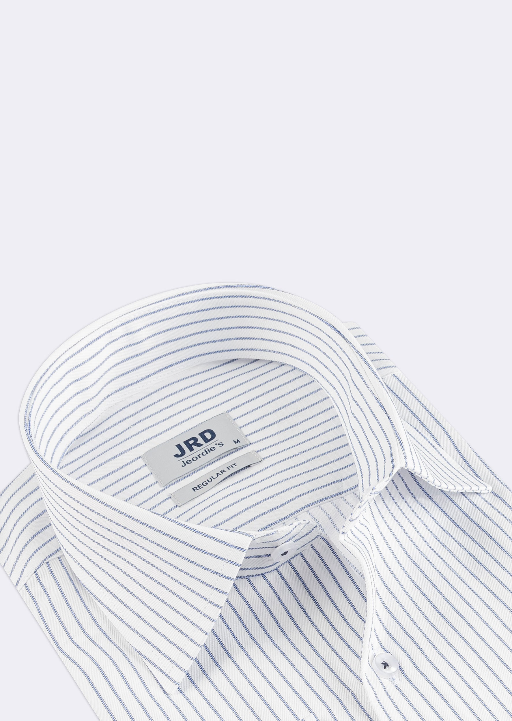 White - Navy Long Sleeve Shirt