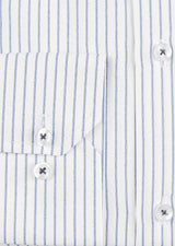 White - Navy Long Sleeve Shirt