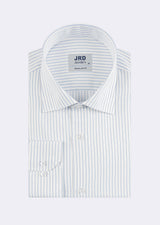 White - Blue Long Sleeve Shirt