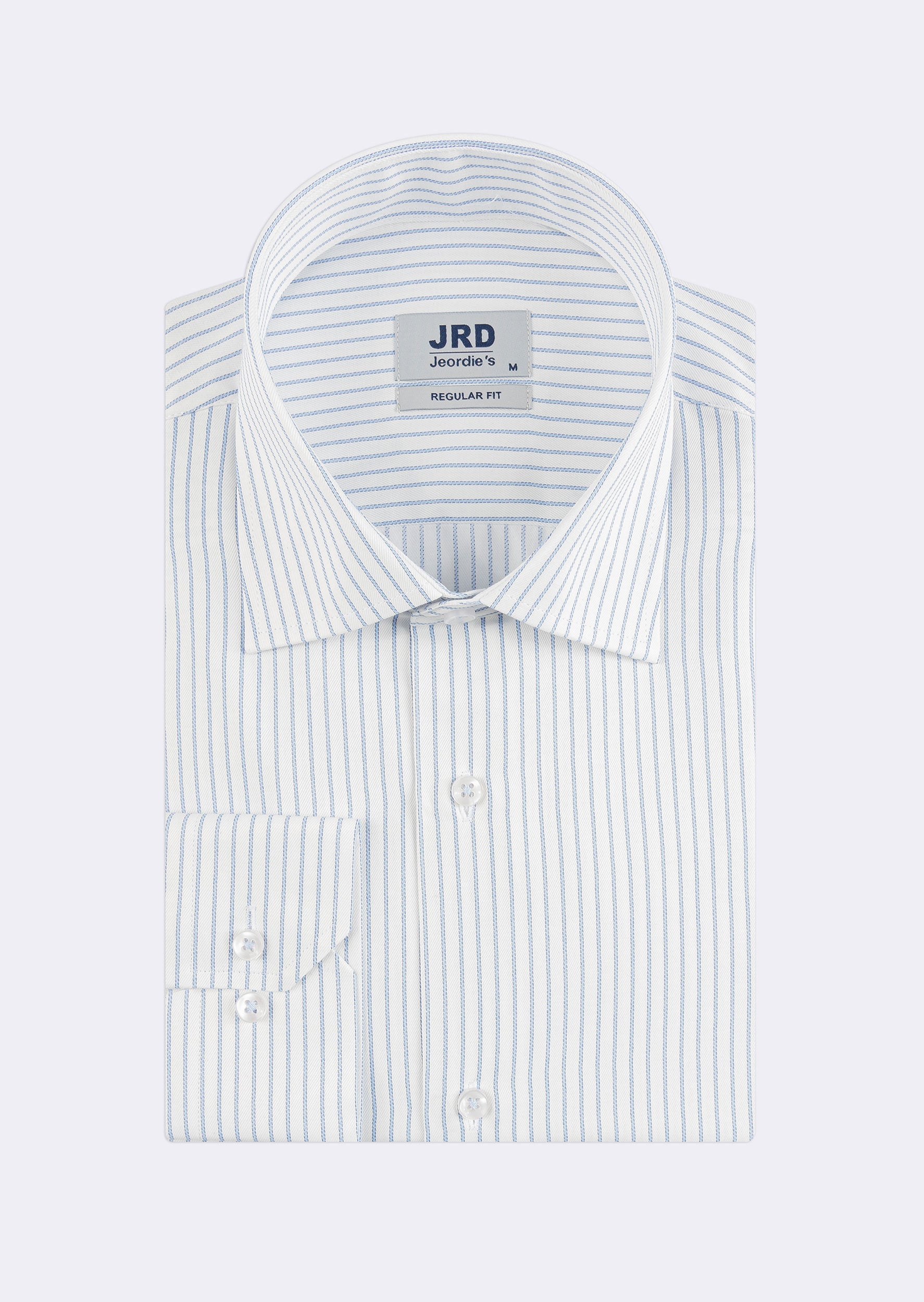 White - Blue Long Sleeve Shirt