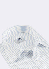 White - Blue Long Sleeve Shirt