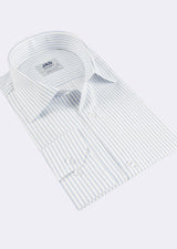 White - Blue Long Sleeve Shirt