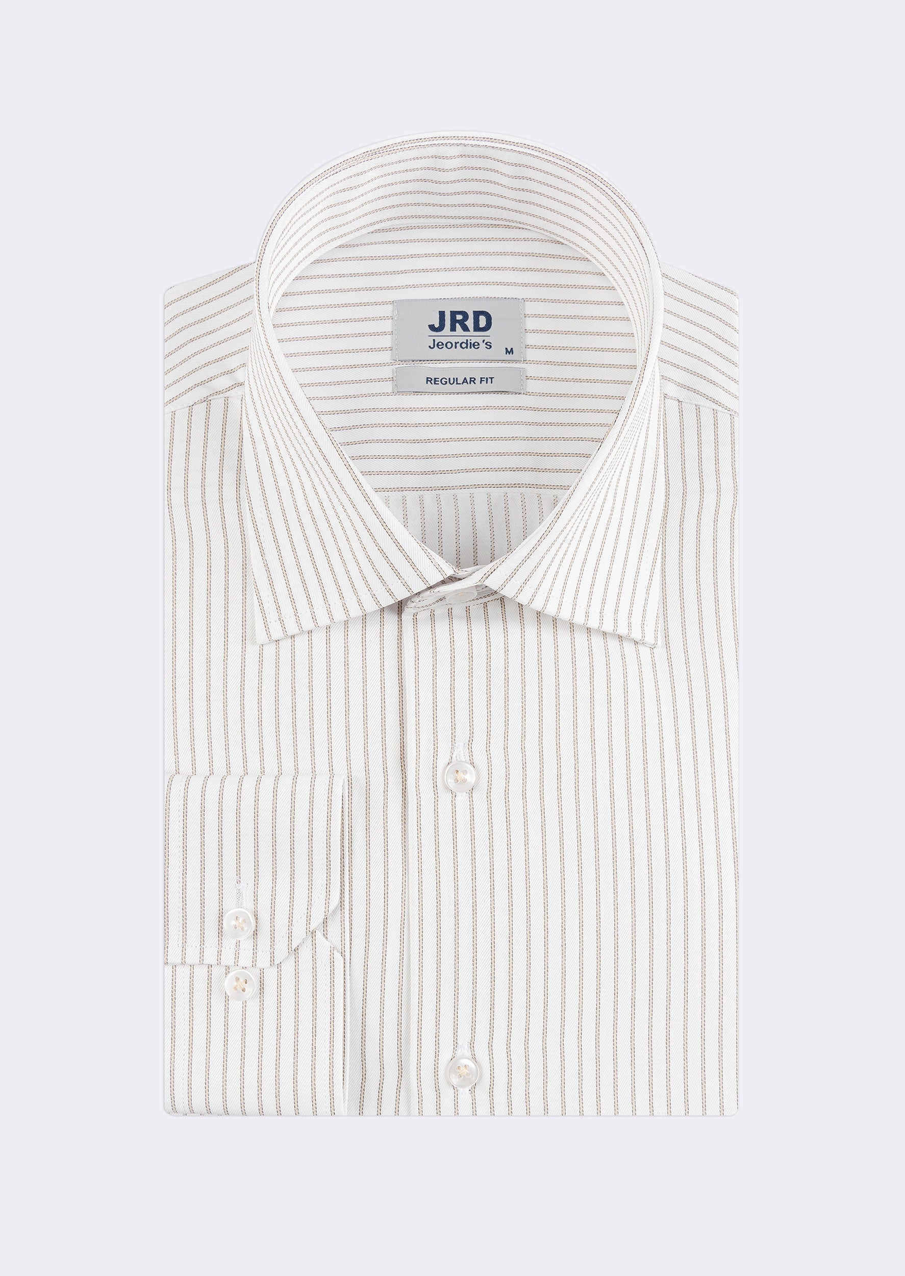 White - Beige Long Sleeve Shirt
