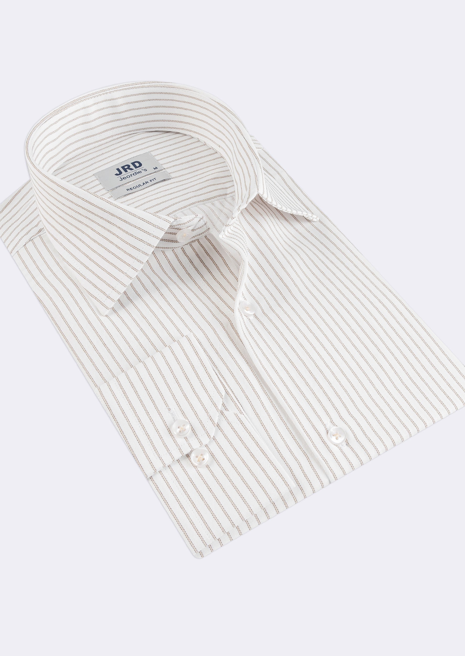 White - Beige Long Sleeve Shirt