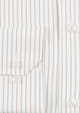 White - Beige Long Sleeve Shirt