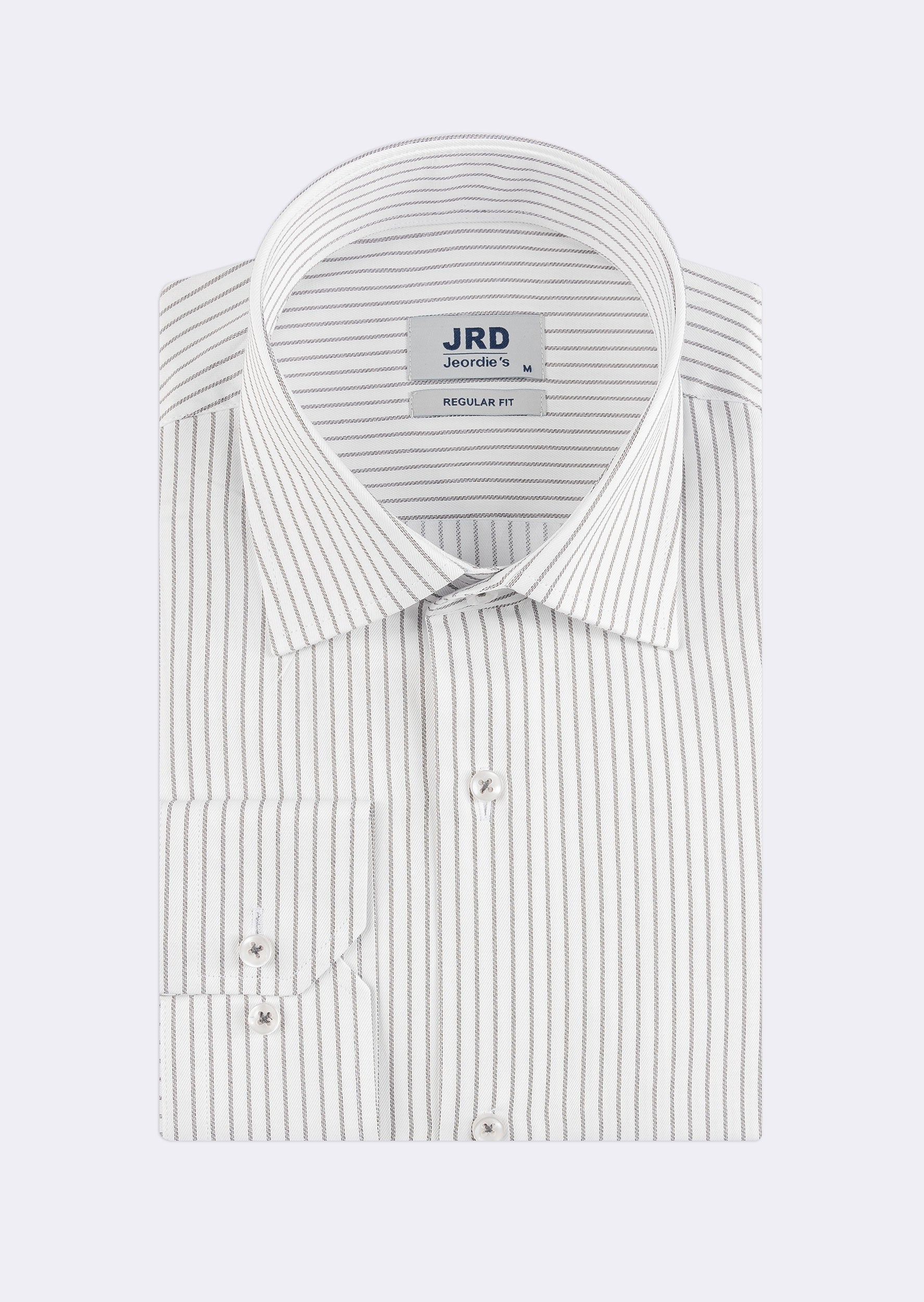 White - Grey Long Sleeve Shirt