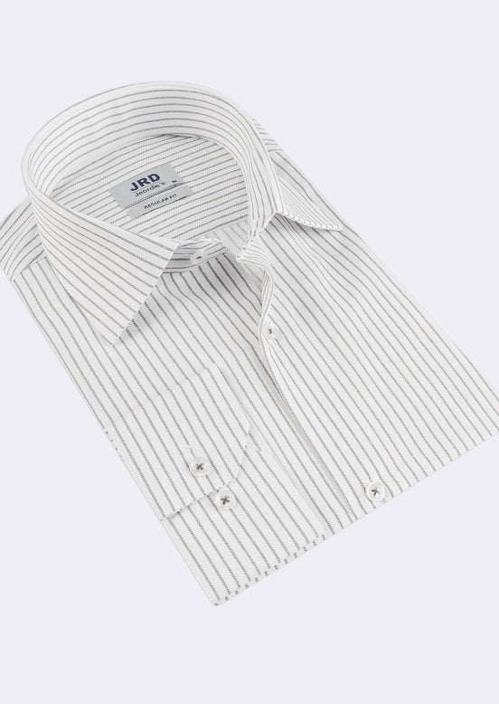 White - Grey Long Sleeve Shirt
