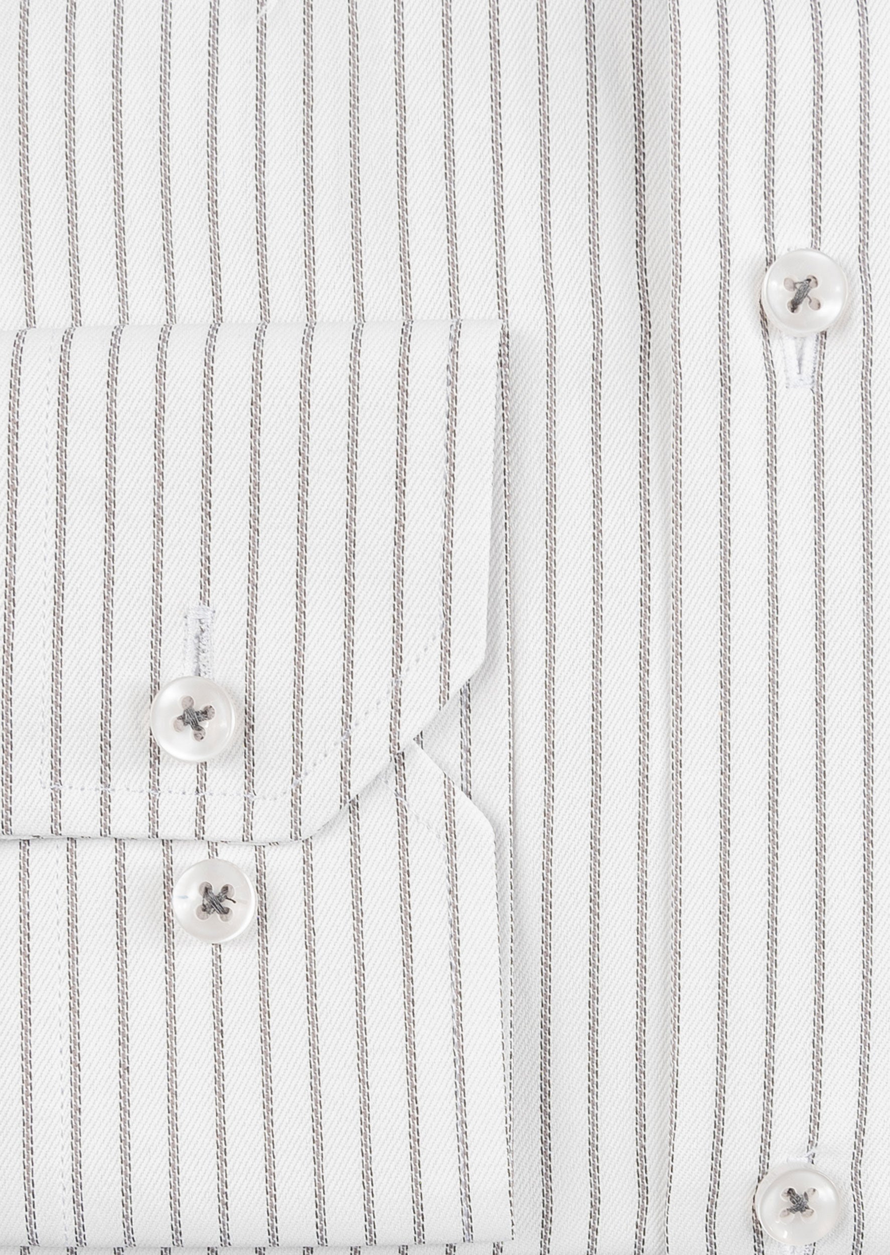 White - Grey Long Sleeve Shirt