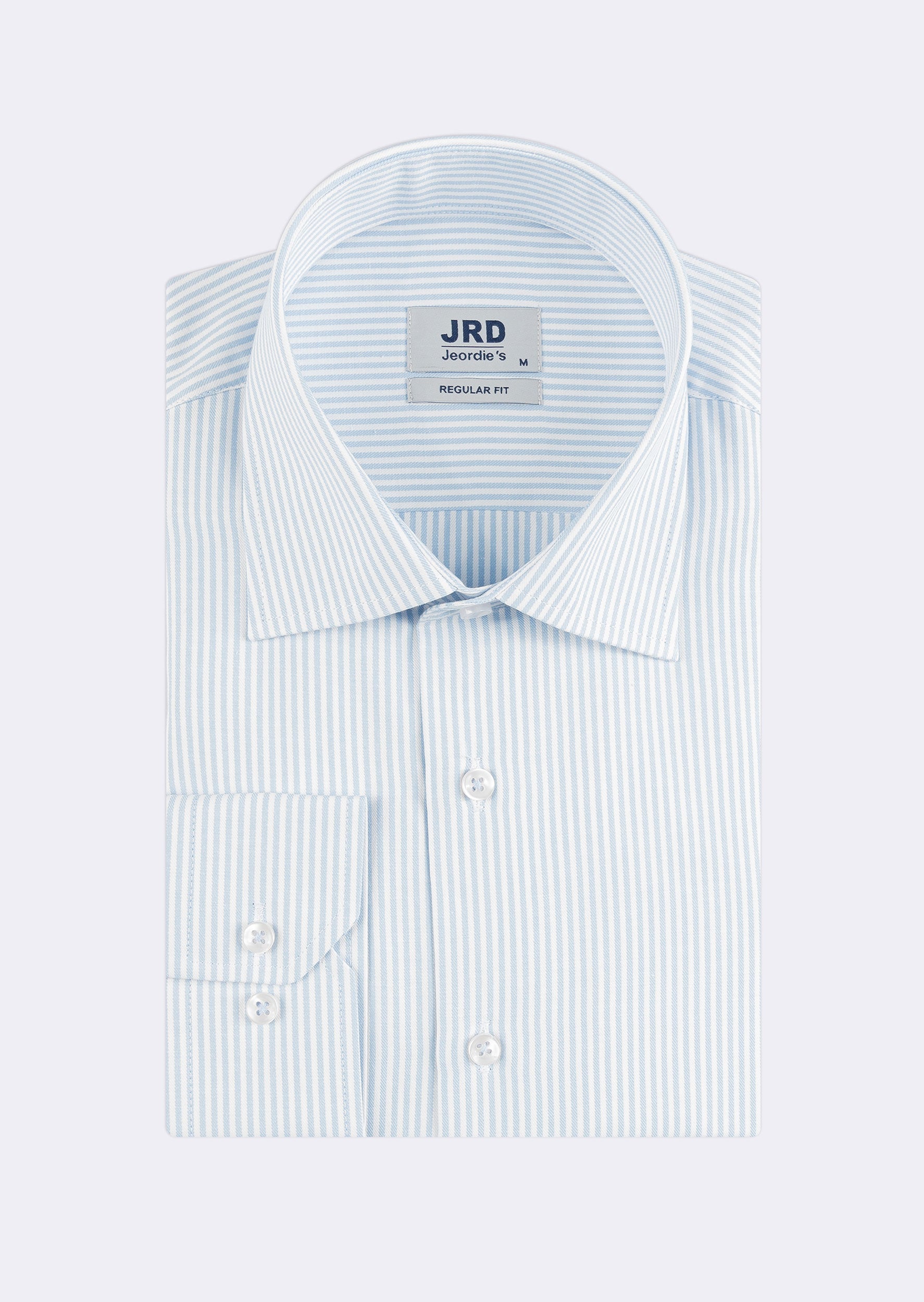 White - Blue Long Sleeve Shirt