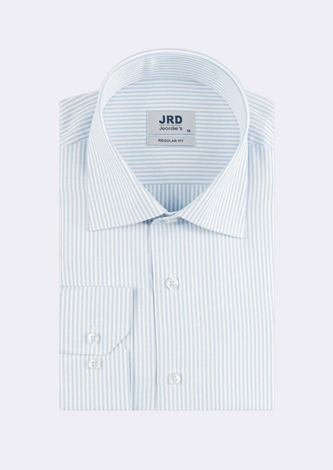 White - Blue Long Sleeve Shirt