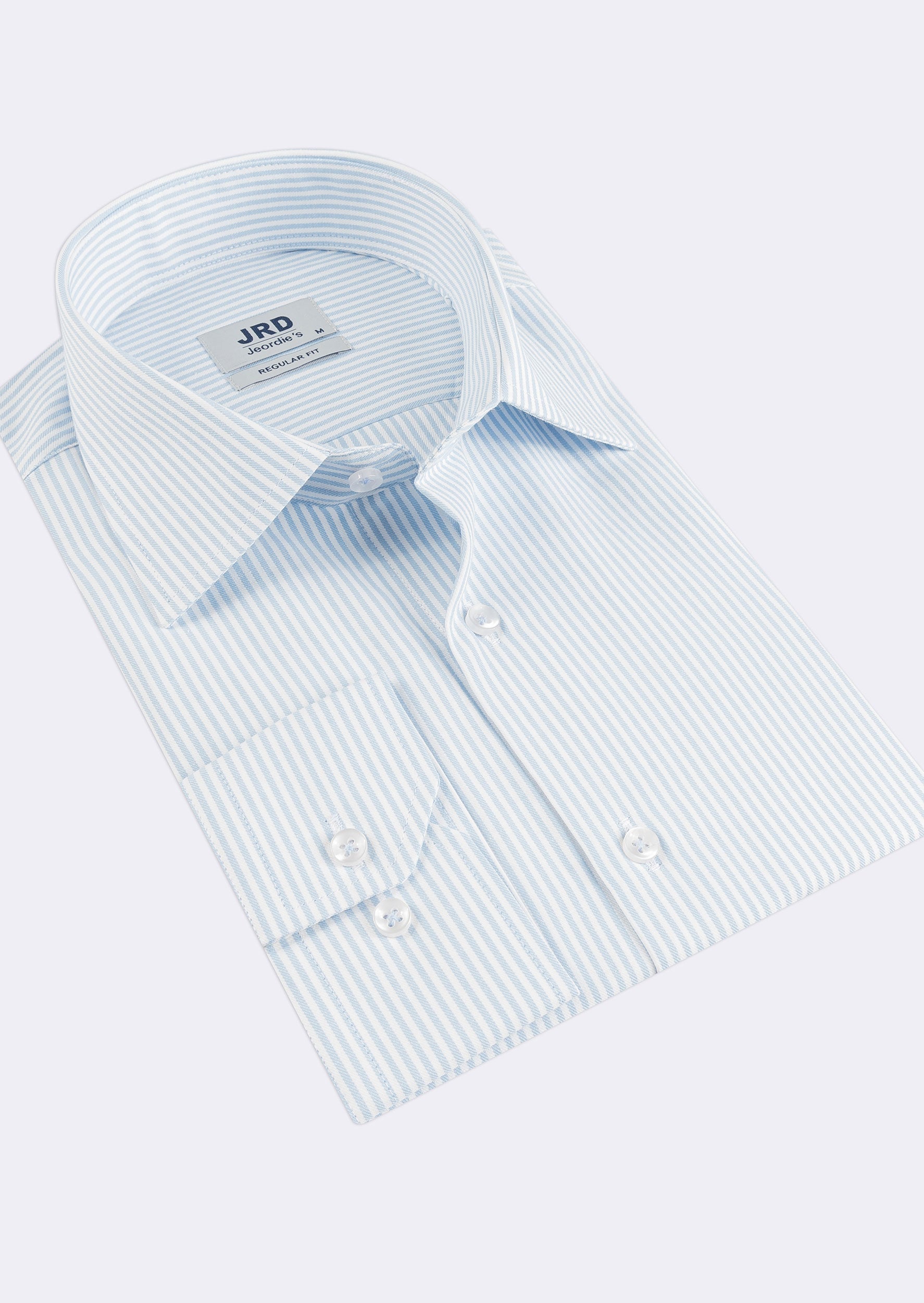 White - Blue Long Sleeve Shirt