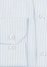 White - Blue Long Sleeve Shirt