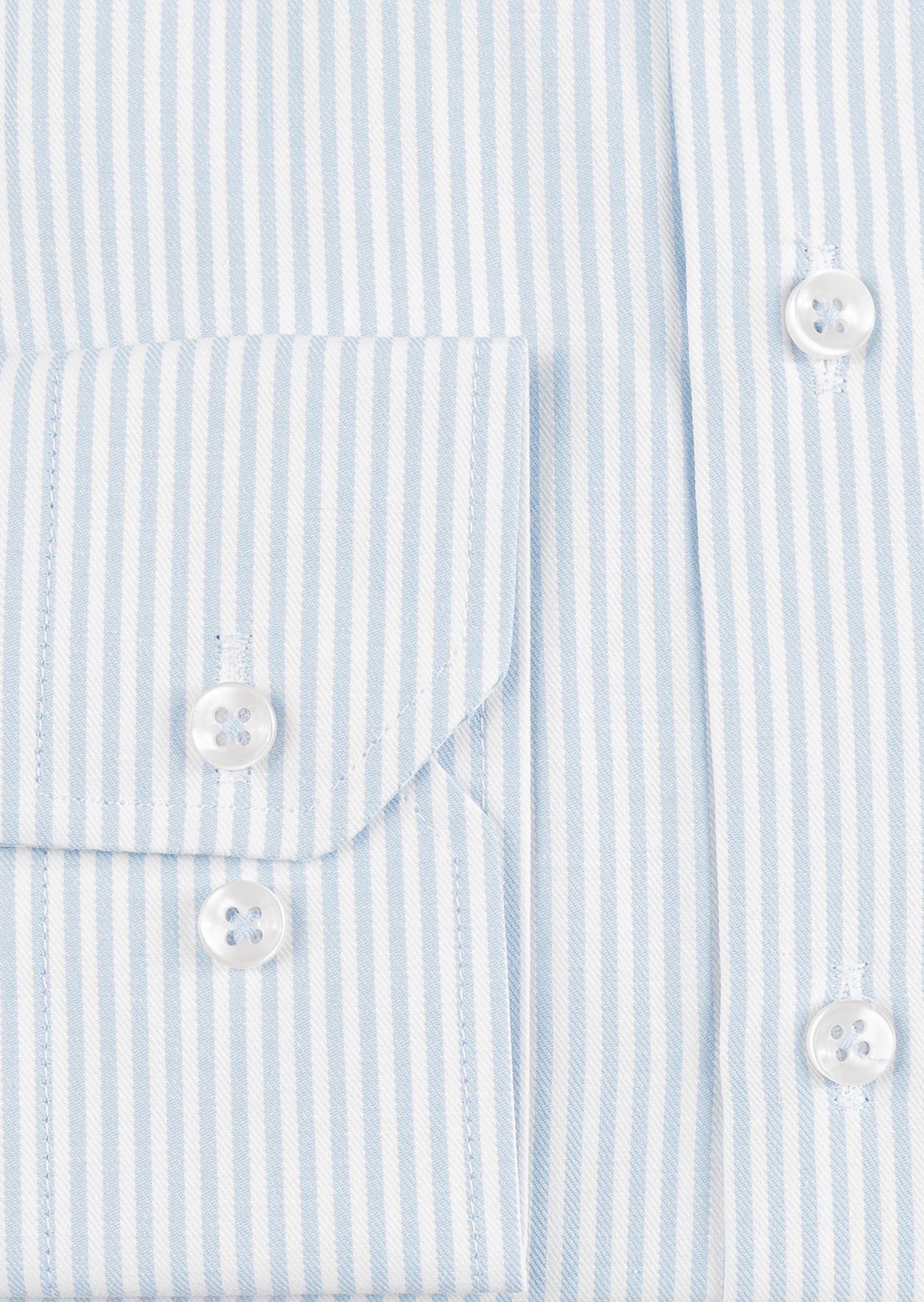 White - Blue Long Sleeve Shirt