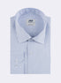 White - Sax Blue Long Sleeve Shirt