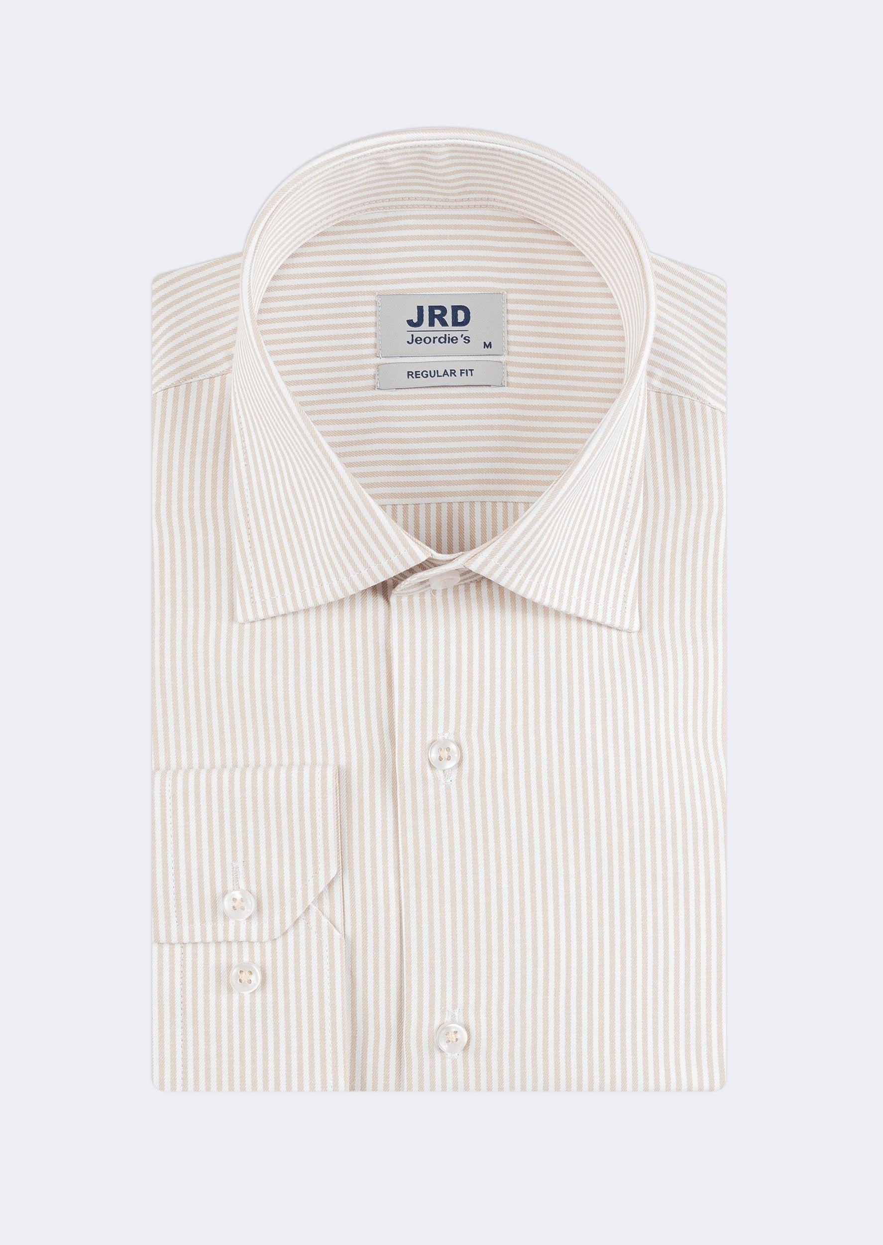 White - Beige Long Sleeve Shirt