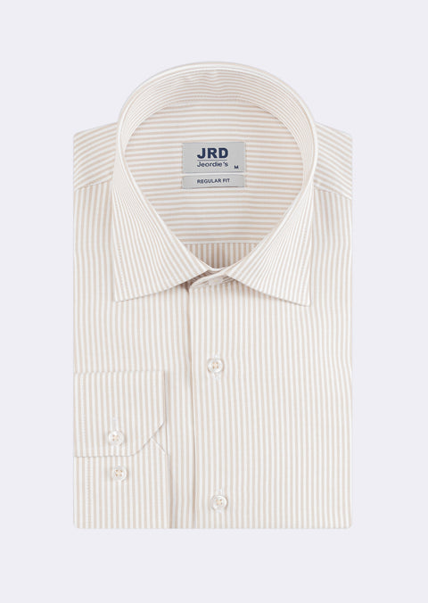 White - Beige Long Sleeve Shirt