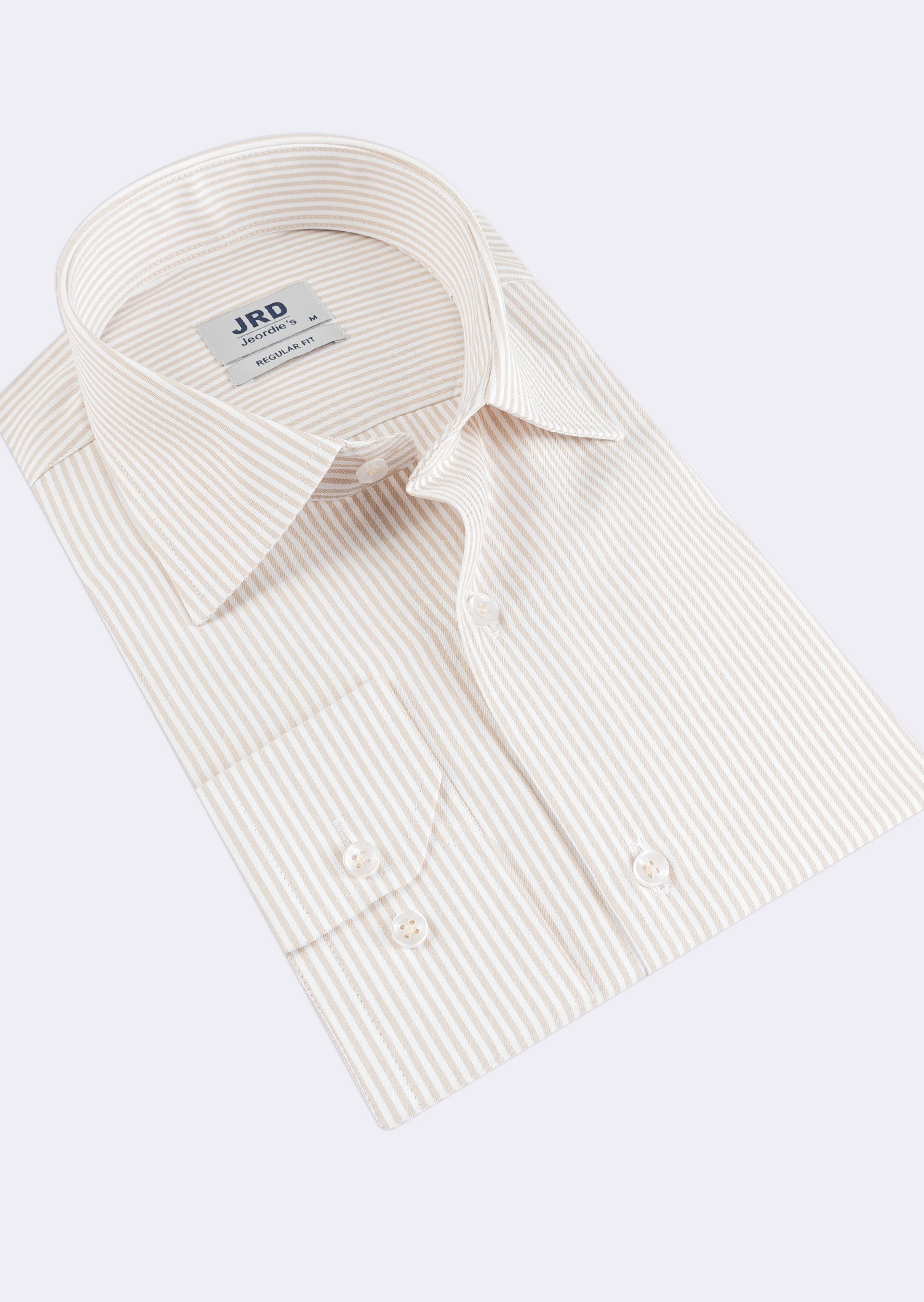 White - Beige Long Sleeve Shirt
