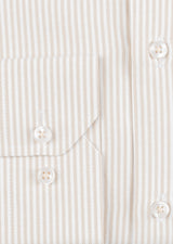 White - Beige Long Sleeve Shirt