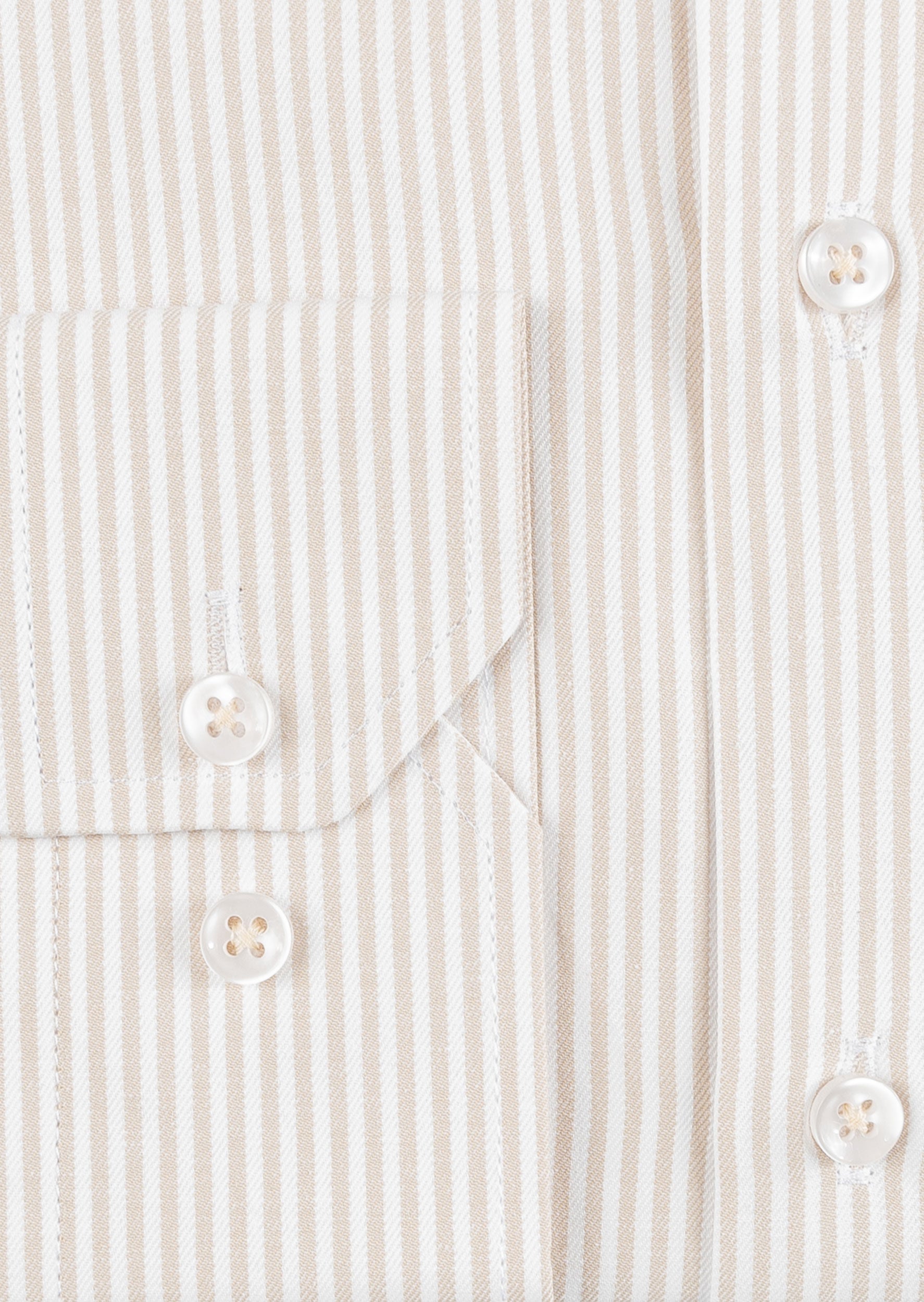 White - Beige Long Sleeve Shirt