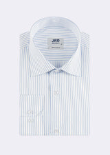 White - Blue Long Sleeve Shirt