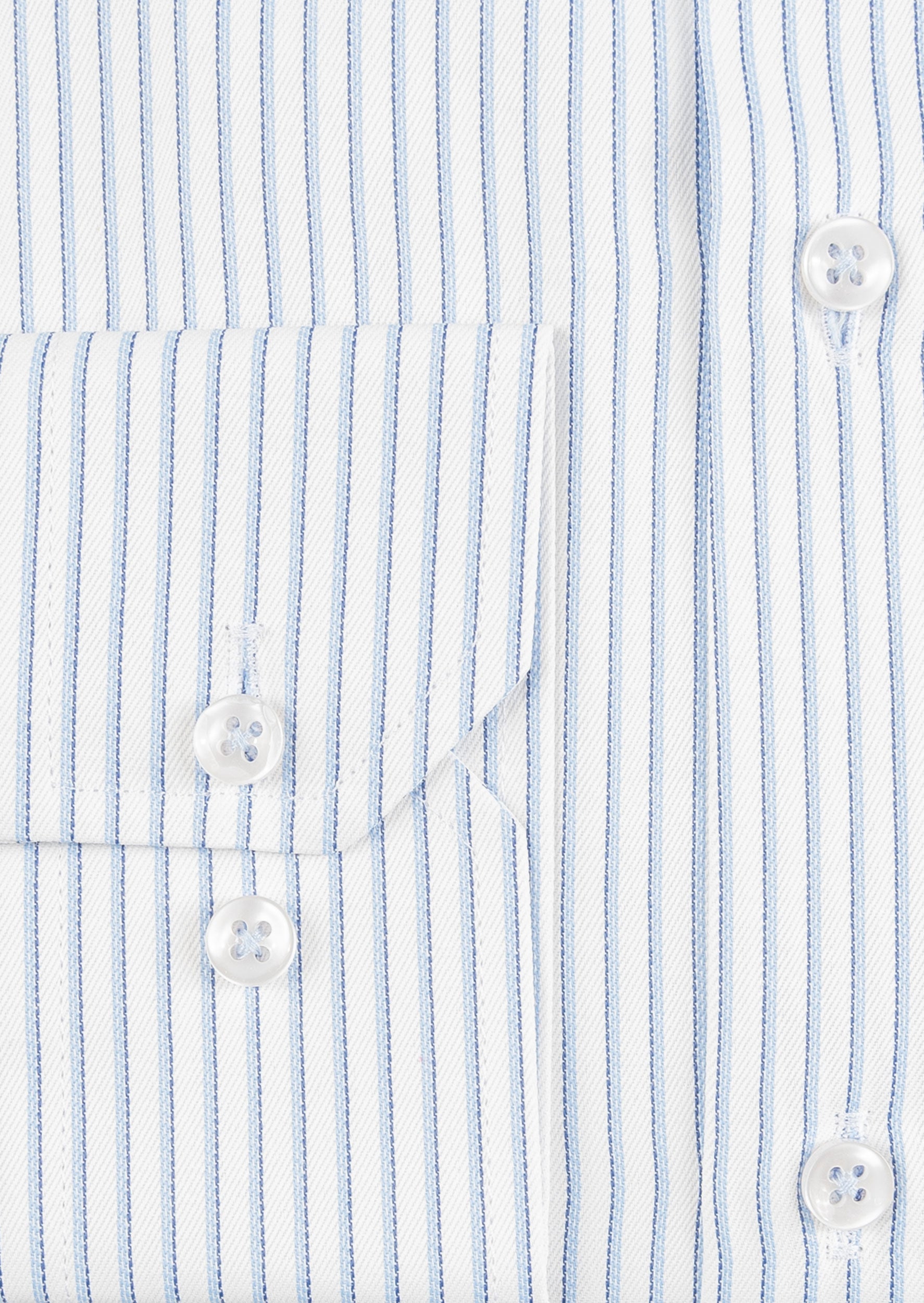 White - Blue Long Sleeve Shirt