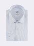 White - Sax Blue Long Sleeve Shirt