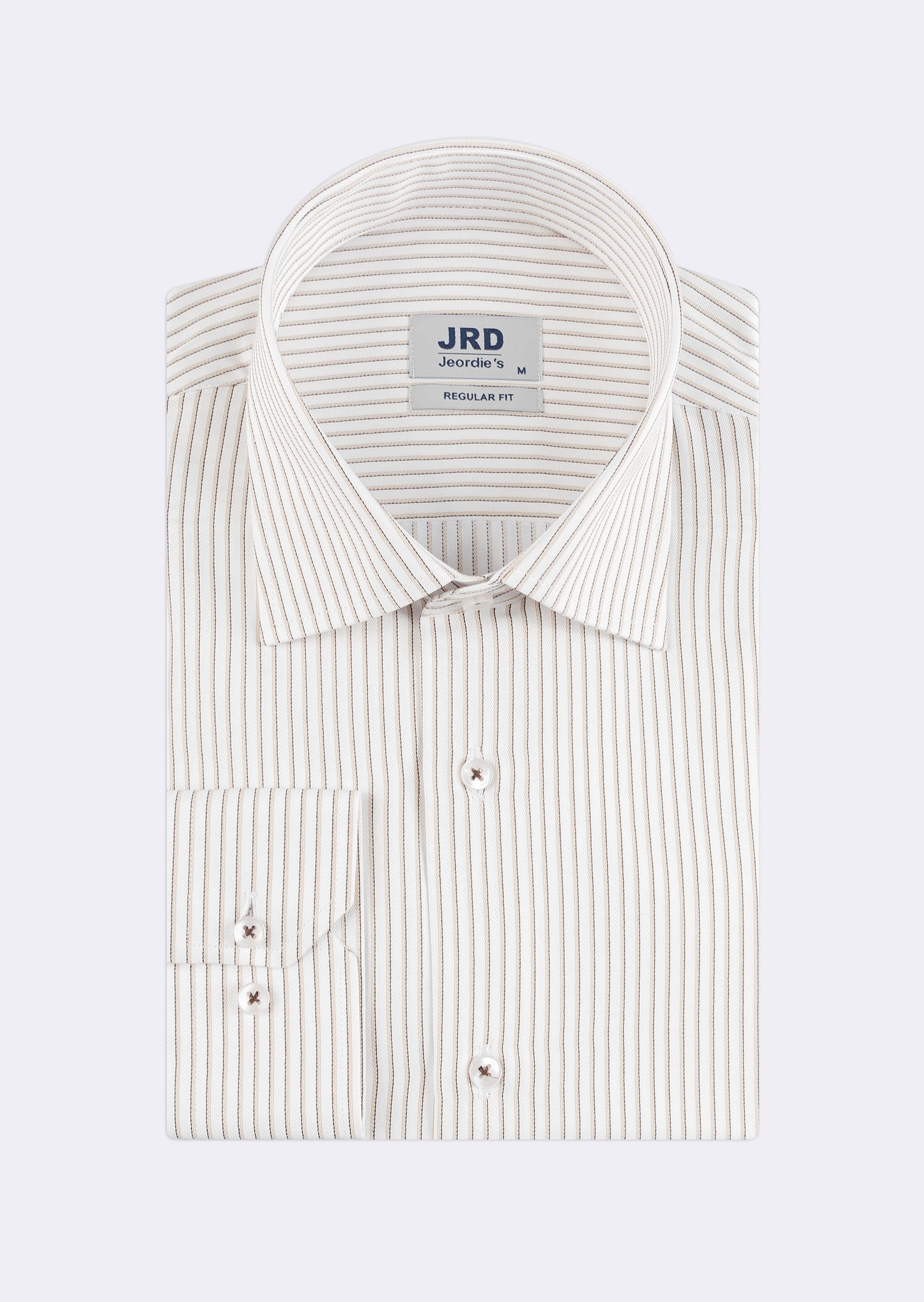 White - Beige Long Sleeve Shirt