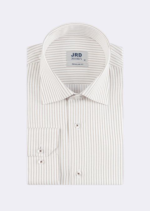 White - Beige Long Sleeve Shirt