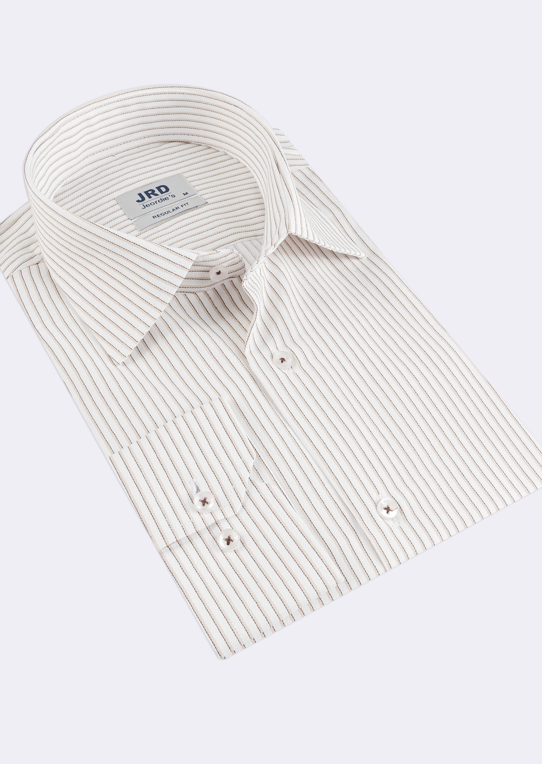 White - Beige Long Sleeve Shirt
