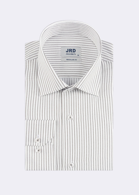 White - Grey Long Sleeve Shirt