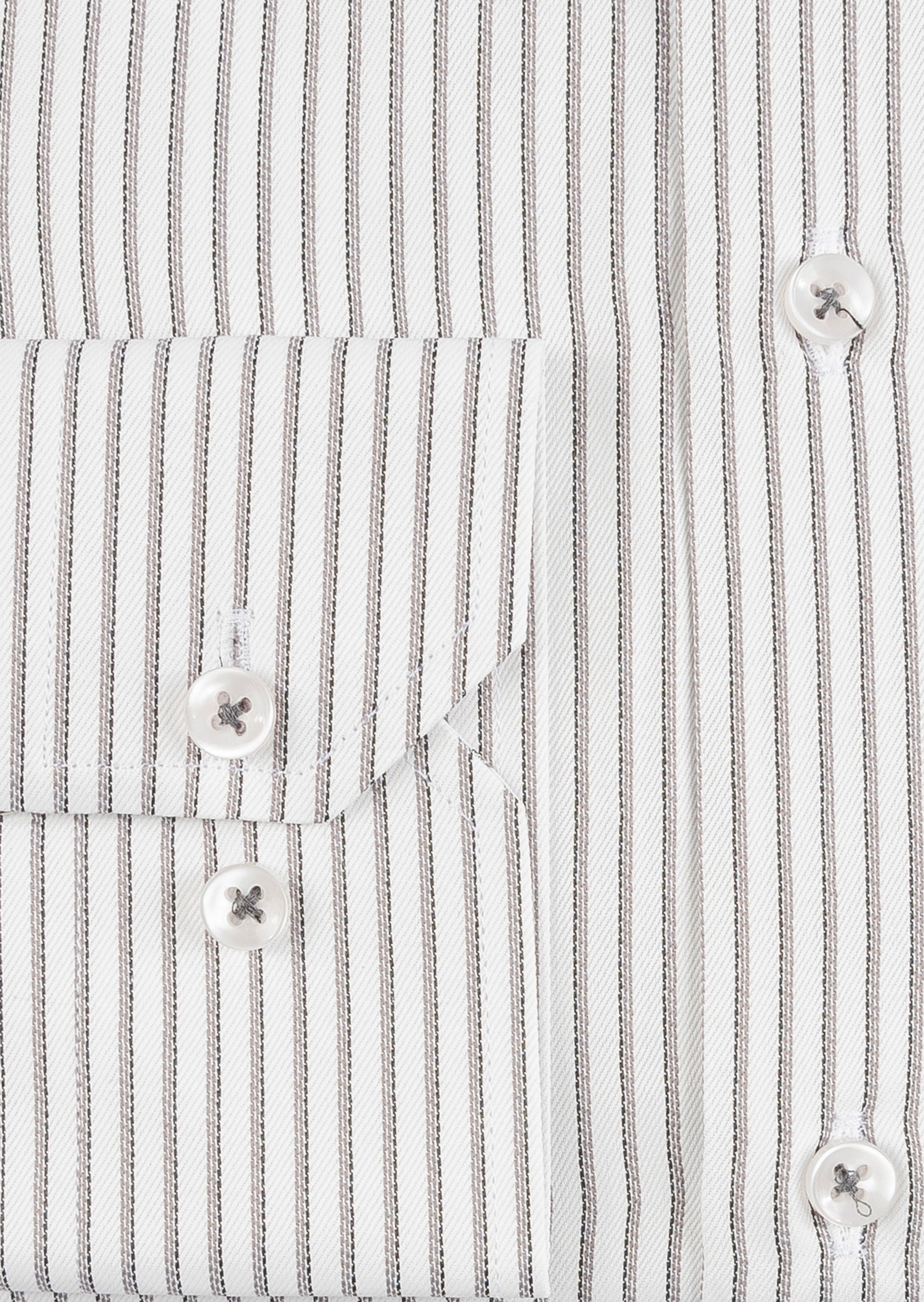 White - Grey Long Sleeve Shirt