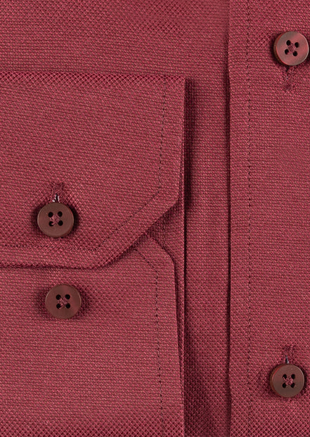 Burgundy Long Sleeve Shirt