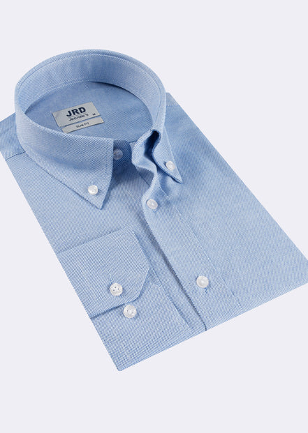Mid Blue Long Sleeve Shirt