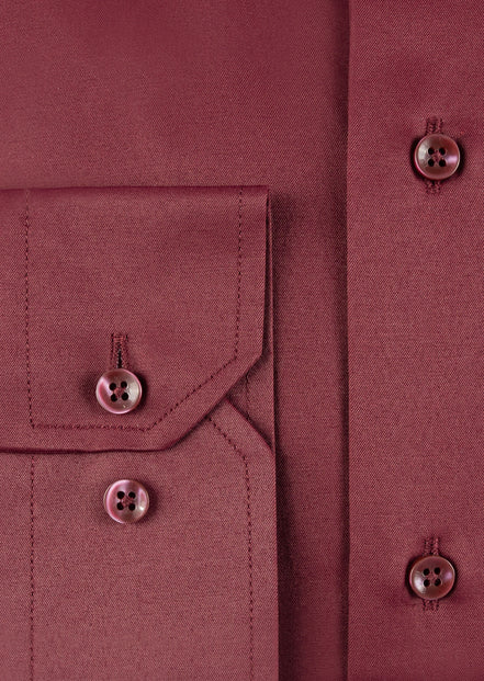 Burgundy Long Sleeve Shirt