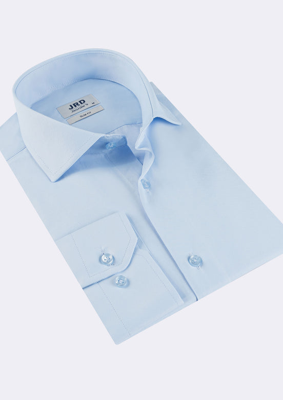 Mid Blue Long Sleeve Shirt