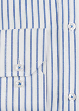 White - Navy Long Sleeve Shirt