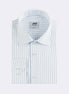 White - Blue Long Sleeve Shirt