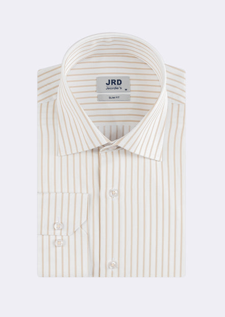 White - Beige Long Sleeve Shirt