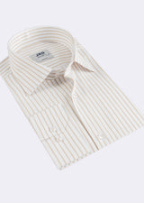 White - Beige Long Sleeve Shirt