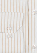 White - Beige Long Sleeve Shirt