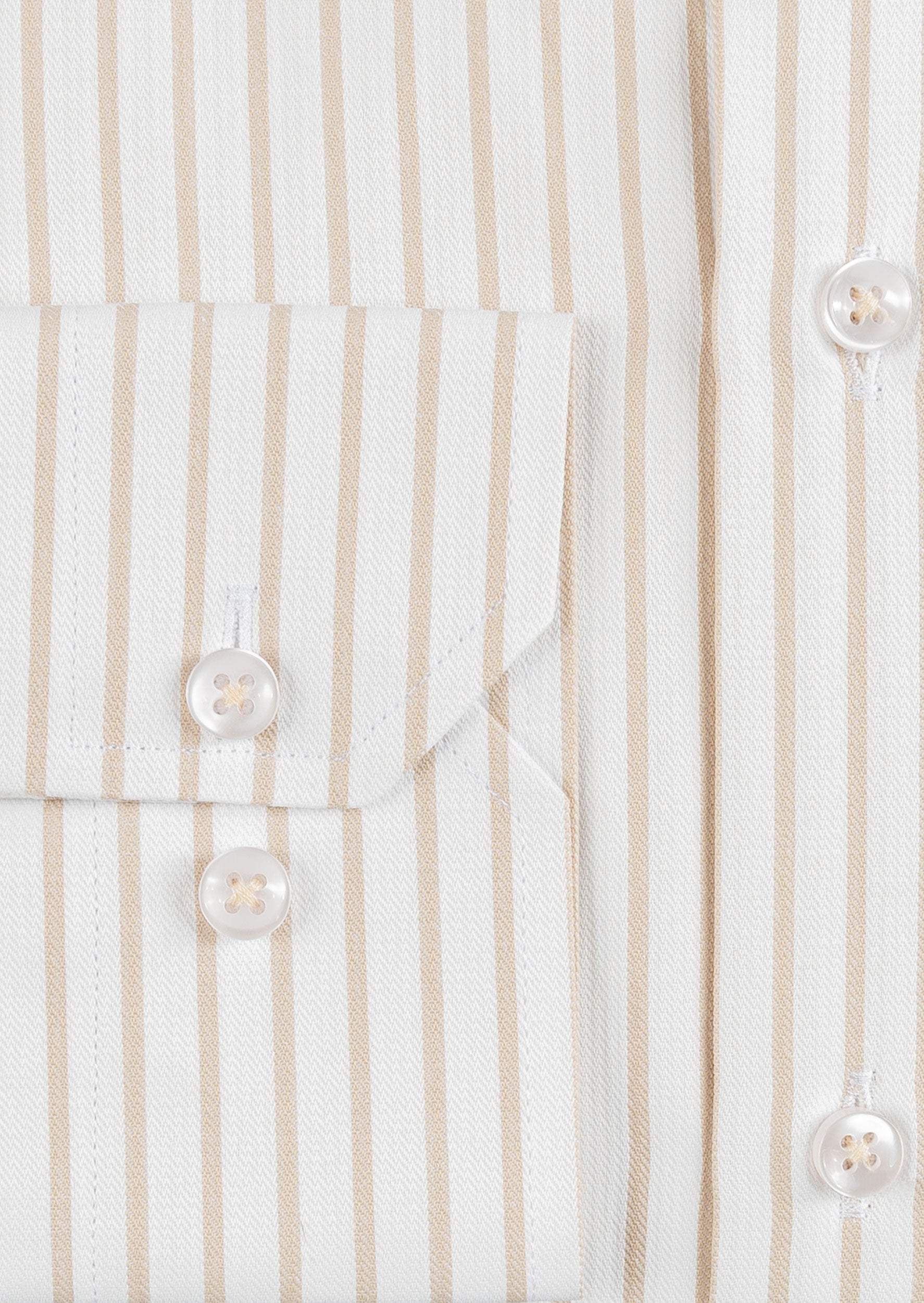 White - Beige Long Sleeve Shirt