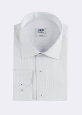 White - Navy Long Sleeve Shirt