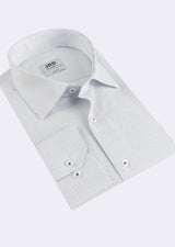 White - Navy Long Sleeve Shirt