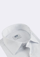 White - Navy Long Sleeve Shirt