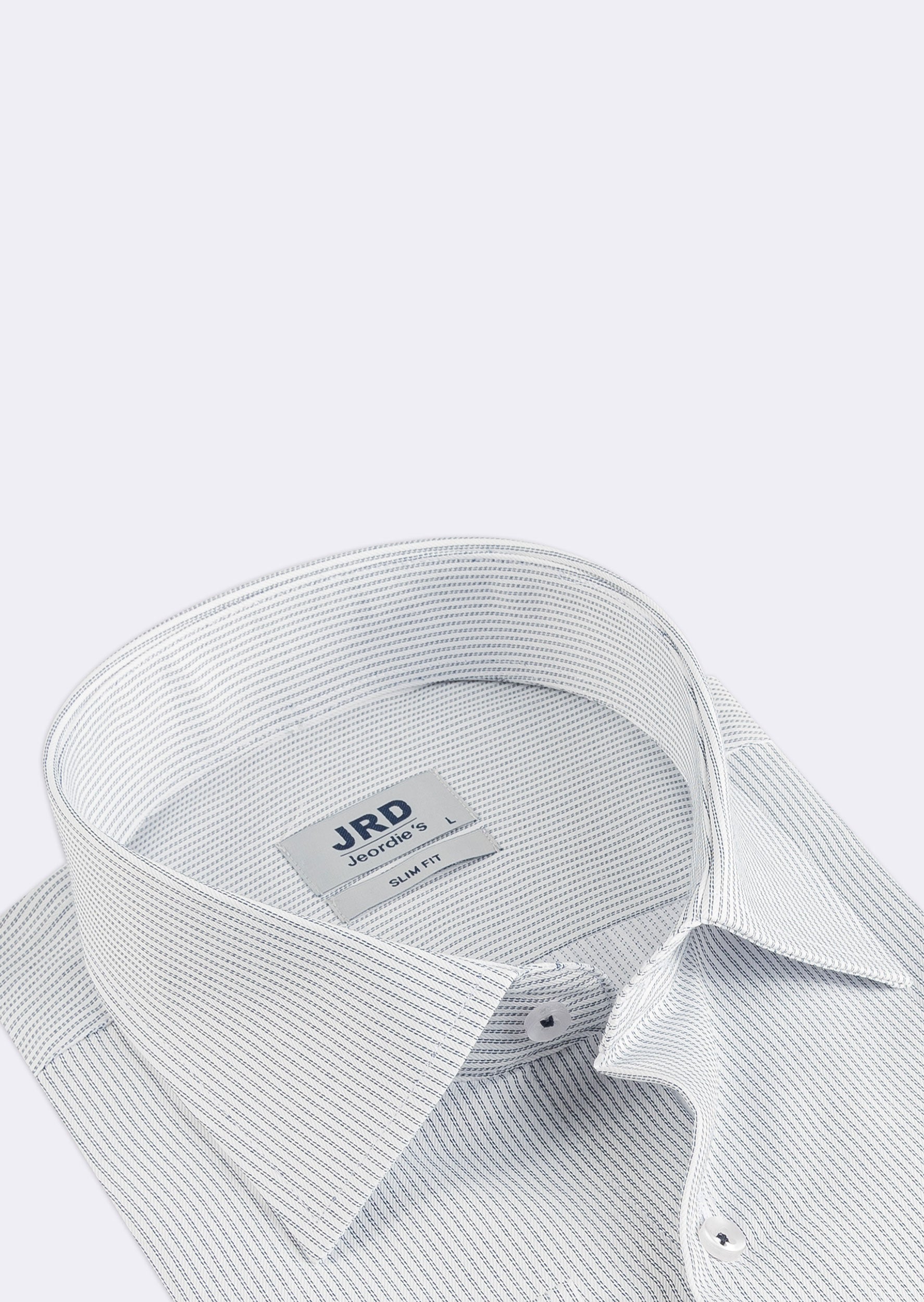 White - Navy Long Sleeve Shirt