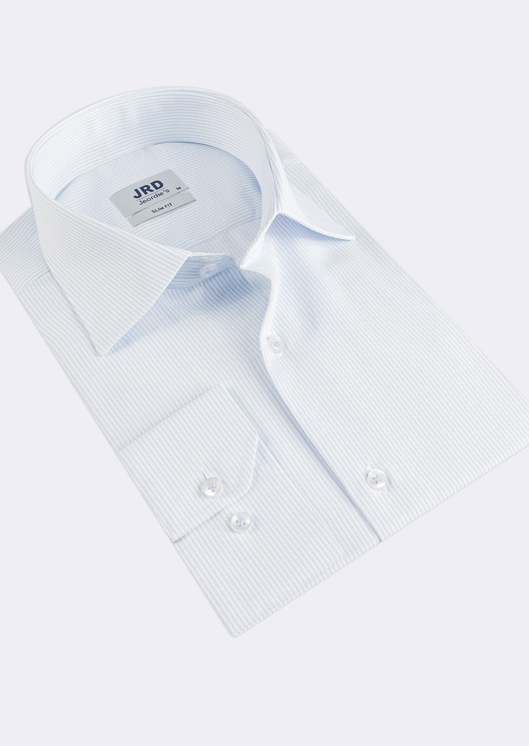 White - Blue Long Sleeve Shirt
