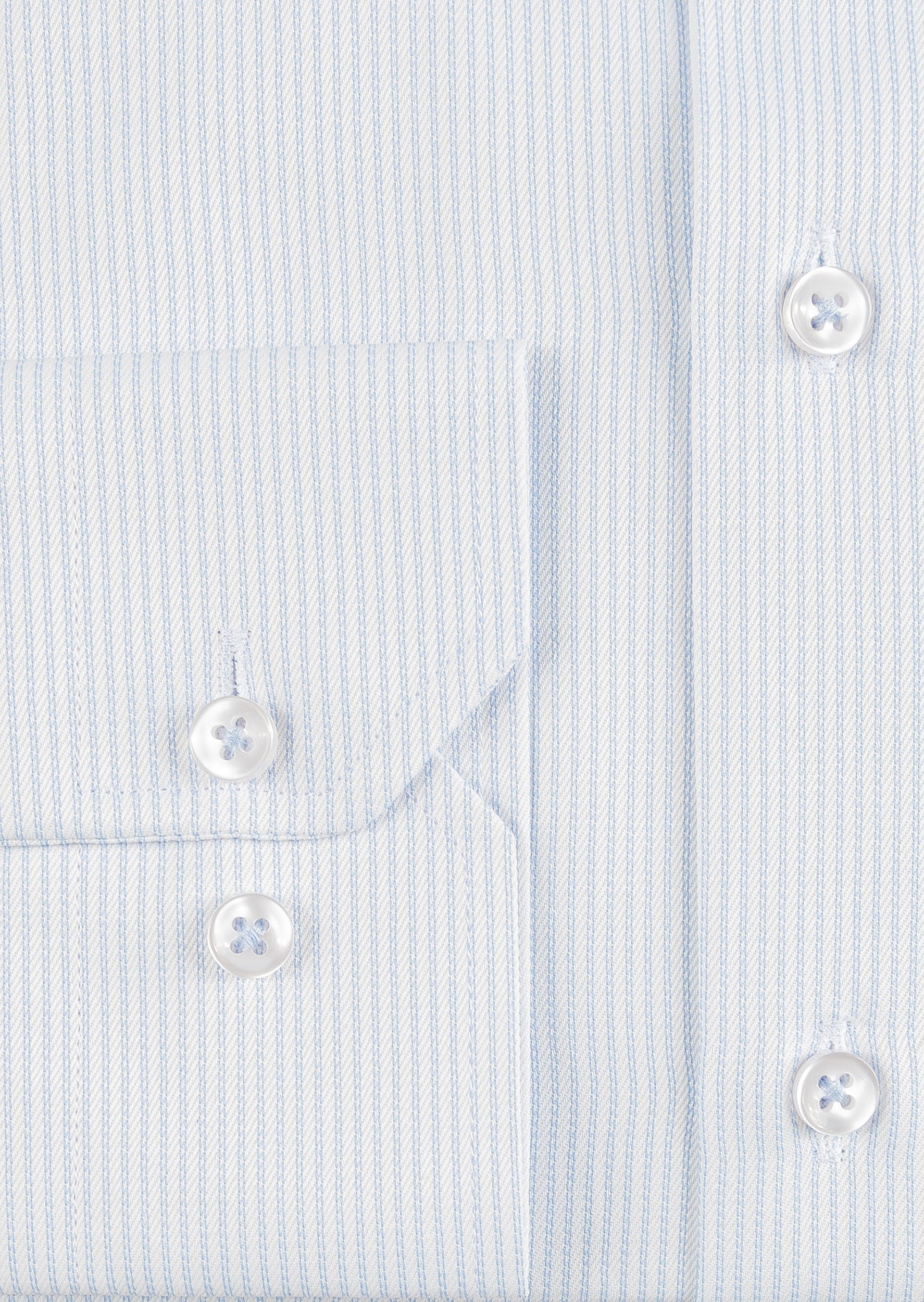 White - Blue Long Sleeve Shirt