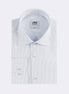 White - Sax Blue Long Sleeve Shirt