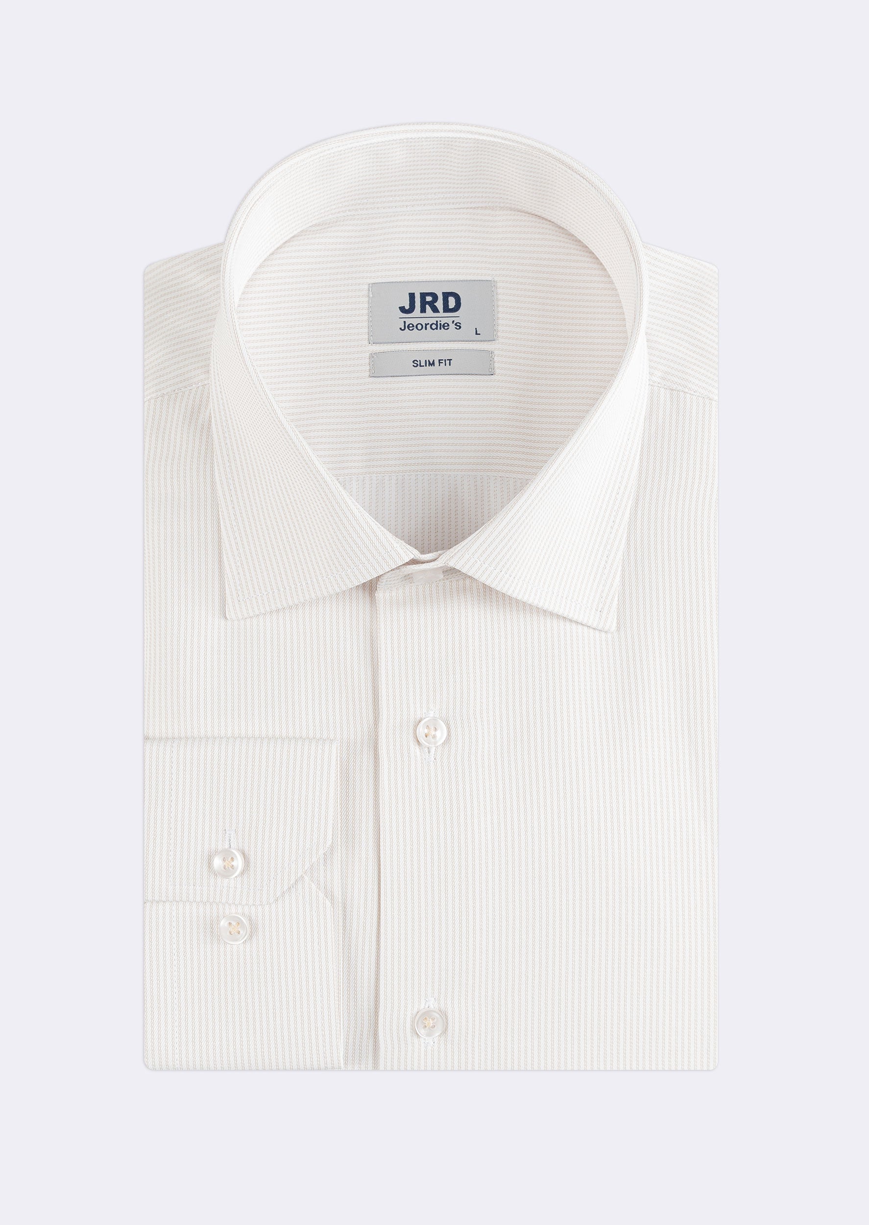 White - Beige Long Sleeve Shirt
